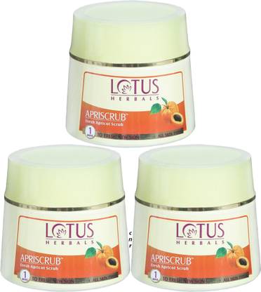 LOTUS HERBALS Fresh Glow Apricot  Scrub