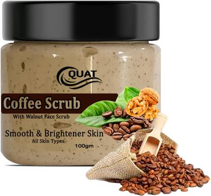QUAT Coffee Body Scrub for Cellulite and Ageing Skin, Exfoliates & Polishes Scrub