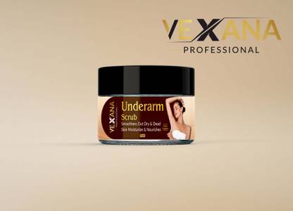 vexana UnderArms, Coconut Oil Brightens Softens Nourishes & Smoothens Underarms  Scrub