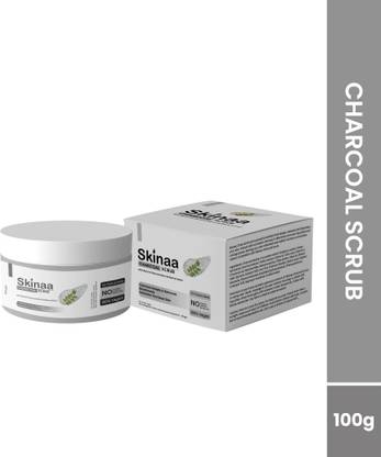 SKINAA Charcoal Face Scrub | Deep Cleansing | Smooth Skin Texture For Face and Body Scrub