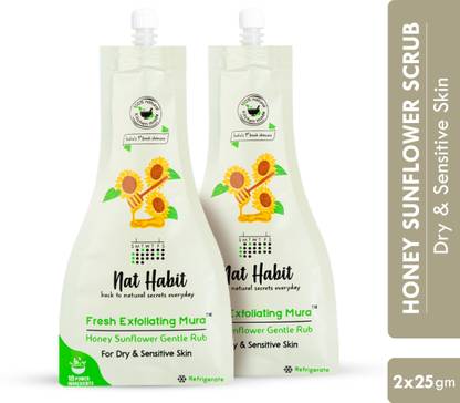 Nat Habit Honey Sunflower Exfoliating Mura Scrub