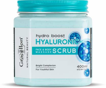 Gracellon Face and Body Massage Scrub | Instant Glow Boosting Scrub