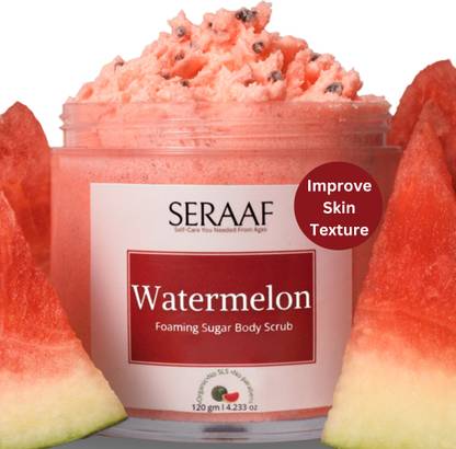 SERAAF Exfoliating Scrub For Women & Men, Scrub for Tan Removal / De-Tan Body Scrub