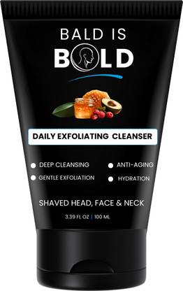 BLAD IS BOLD Exfoliating Cleanser for Shaved Head, Face & Neck Scrub