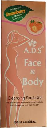 ads Face And Body Cleansing Strawberry scrub Gel-D53 Scrub