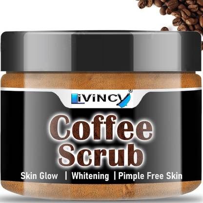 Livincy Coffee Scrub: The Perfect Way to Exfoliate coffee scrub for neck,face and Body Scrub