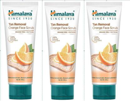 HIMALAYA Tan Removal Orange Face Scrub 3x100 G. Scrub