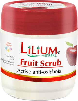LILIUM Fruit Face Scrub Active Anti-Oxidants With Fruit Extracts Scrub