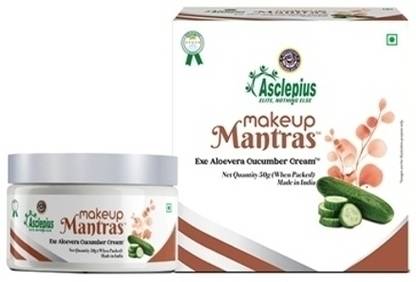 Asclepius Makeup mantras Exe Aloevera Cucumber cream (Pack of 2) Scrub