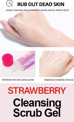 LILLYAMOR Face and Body Scrub Gel Deep Cleaning Scrub