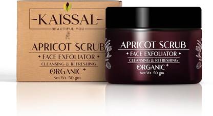 KAISSAL Apricot Face Scrub Natural exfoliator for a radiant complexion Scrub
