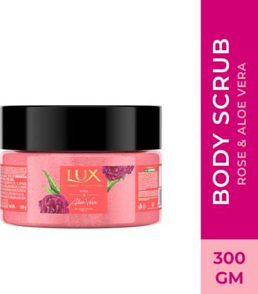 लक्स ROSE & ALOEVERA GEL BODY SCRUB स्क्रब