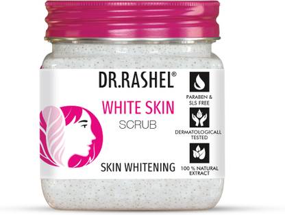 डॉक्टर रशेल WHITE SKIN SCRUB For Skin Whitening, Skin Lightening, Dark Spot, Reduce Pigmentation स्क्रब