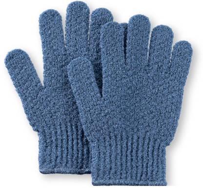 NILORO Exfoliating Shower Gloves with Elastic Fit Perfect for Daily Use