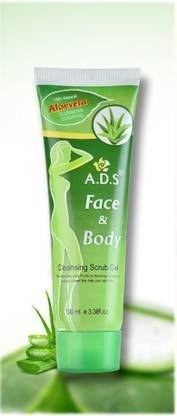 ads Face And Body Cleansing Alovera Gel Scrub-D23 Scrub