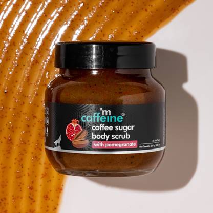 mCaffeine Coffee Sugar Body Scrub with Pomegranate Scrub