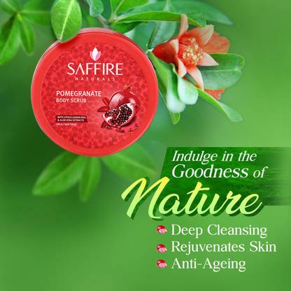 SAFFIRE Pomogranate Body  Scrub