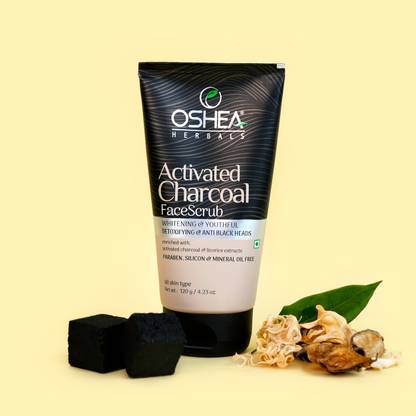 Oshea Herbals Activated Charcoal Face  Scrub