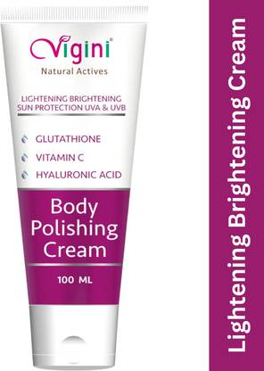 Vigini Skin Brightening Lightening Underarms Whitening Pigmentation Tan Removal Cream Scrub
