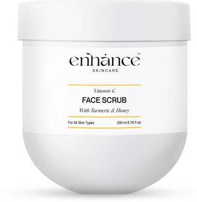 एन्हांस स्किनकेयर Vitamin C Face Scrub with Turmeric & Honey स्क्रब