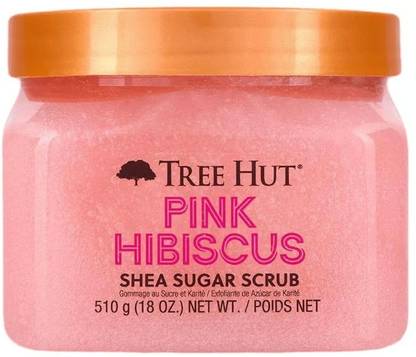 Tree Hut Pink Hibiscus Shea Sugar Scrub Removes Dead Dry Skin Scrub