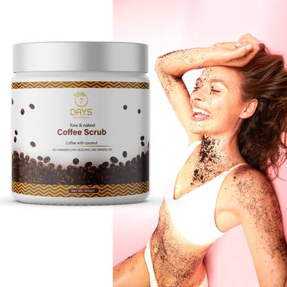 7 Days Naked Raw Coffee Body  Scrub