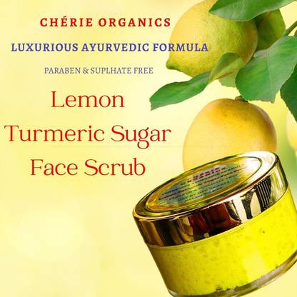 CHÉRIE ORGANICS Lemon Turmeric Face Scrub