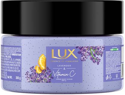 LUX LAVENDER & VIT C CREME BODY SCRUB Scrub  (300 g) at Rs. 200