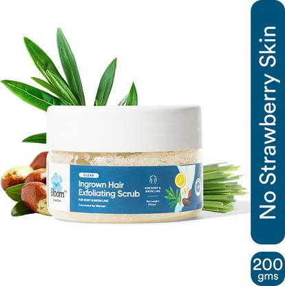 Bloom Ingrown Hair Scrub for Body and Bikini Line Scrub