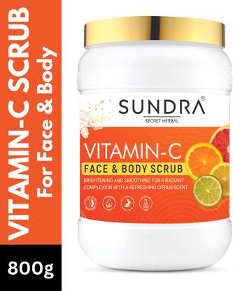 sundra Vitamin C Skin Brightening Face & Body Scrub