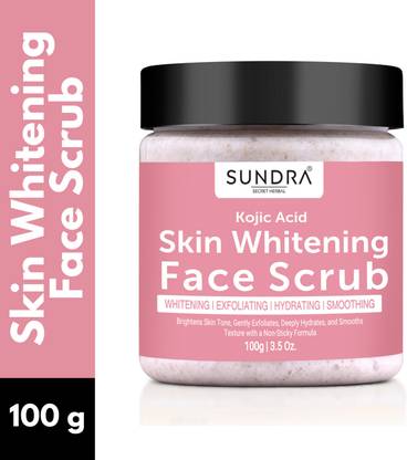 sundra Kojic Acid Skin Whitening, Brightening & Lightening Face & Body Scrub