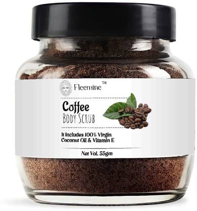 Fleemine Coffee body scrub for tan removal,exfollation&soft -smooth skin Scrub