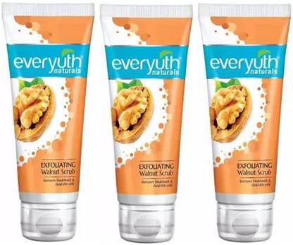 Everyuth Naturals Exfoliating Walnut Scrub (3X100g) Scrub