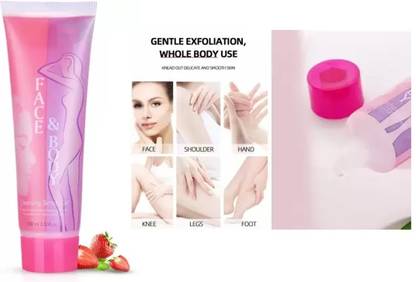 Amaryllis Perfect Skin Glow Girls Face And Body Cleansing Strawberry Gel Scrub Pack Of 1 Scrub