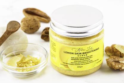nature leaf Skin Brightening Lemon Face  Scrub