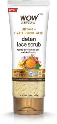 WOW SKIN SCIENCE Ubtan Detan Face Scrub | Gently Exfoliates | Removes Impurities|Hydrates Skin Scrub