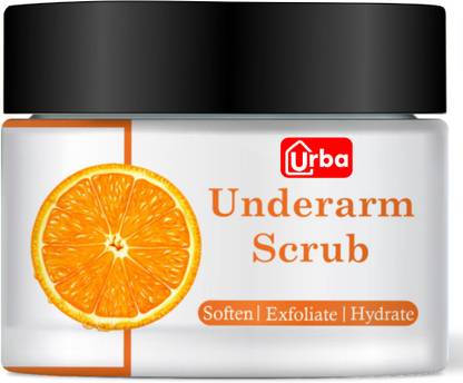 URBA Underarm exfoliating body scrub 100 gm| Gently Exfoliates Scrub