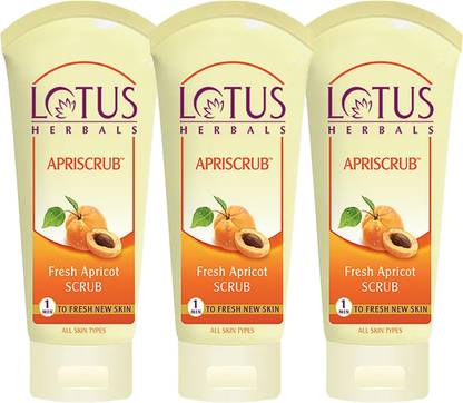 LOTUS HERBALS Apriscrub Fresh Apricot Scrub Glow Scrub