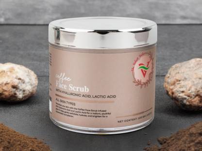 The velvet veils Brightening Coffee Face Scrub | Gently Exfoliates | Tan Removal  Scrub