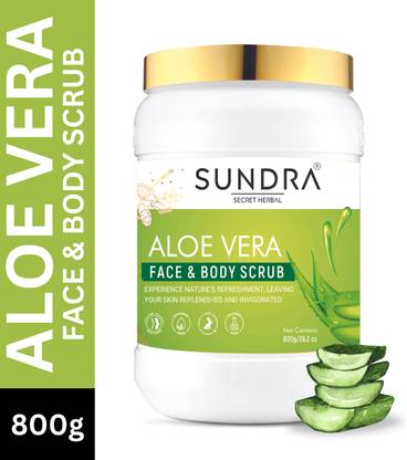 sundra Aloe Vera Skin Exfoliator | For Smooth Scrub