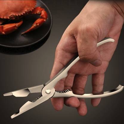 Nexshop ™Crab Cutter Tool Set, Stainless Steel Multipurpose Crackers, Shell Fish, Steel Cracker