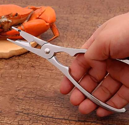 Nexshop ™Seafood Tools Crab Crackers Nut Cracker Forks Set Opener Shellfish Lobster Steel Cracker