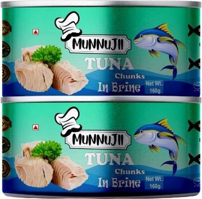 Munnujii Tuna Chunks in brine 320g (Pack of 2) Chunks