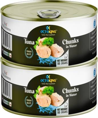 Octoking Canned Tuna Chunks in Water Sea Foods