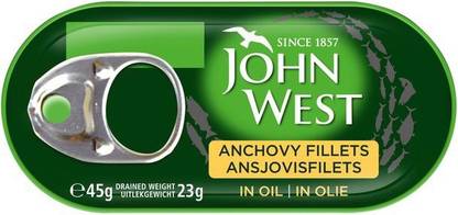 John West Anchovy fillets ansjovisfilets In oil Chunks