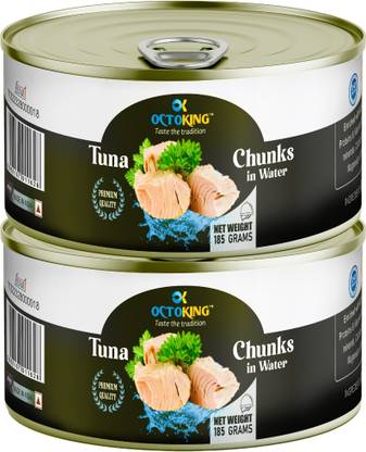 Octoking Canned Tuna Chunks in Water, Immunity Booster Chunks