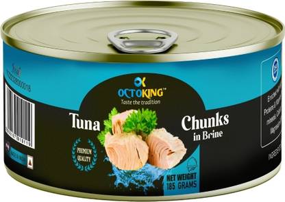 Octoking Canned Tuna Chunks in Brine Sea Foods Chunks