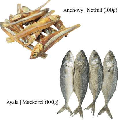 AL-HAQQ Anchovy (100 grams) and Mackeral Ayala (100 grams) Clean