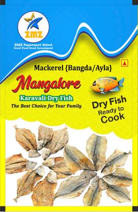 zmz Dry Indian mackerel (Ayla/Bangada) Whole