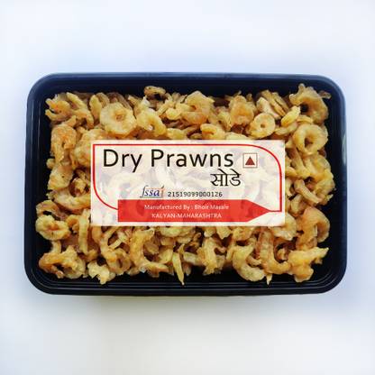 bhoir masale dry prawn meat Small Size Sode Mini tender sode dry fish Clean